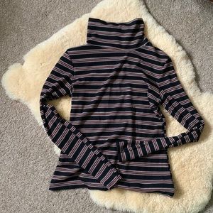 Nasty Gal Striped Turtleneck